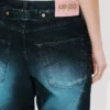 Vaqueros boyfriend de cintura baja en denim japonés