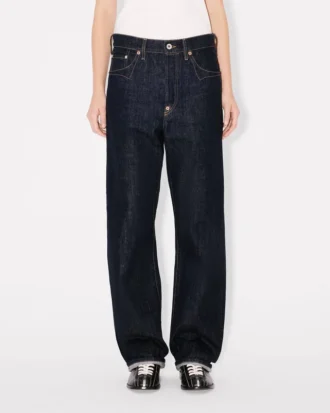 Vaqueros boyfriend «Kenzo Winter Holidays» en denim japonés
