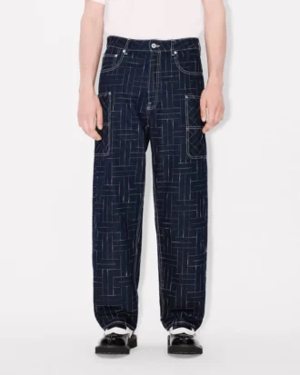 Vaqueros cargo «Kenzo Weave» con corte Monkey Fit en denim japonés
