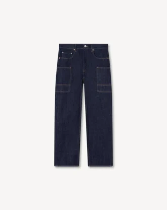 Vaqueros Cargo Monkey Fit de Kenzo Winter Holidays en denim japonés Vaqueros Cargo Monkey Fit de Kenzo Winter Holidays en denim japonés