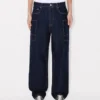 Vaqueros Cargo Monkey Fit de Kenzo Winter Holidays en denim japonés Vaqueros Cargo Monkey Fit de Kenzo Winter Holidays en denim japonés