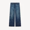 Vaqueros de corte ancho con vuelta en denim japonés Vaqueros de corte ancho con vuelta en denim japonés