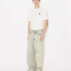 Vaqueros de corte ancho con vuelta en denim japonés Vaqueros de corte ancho con vuelta en denim japonés