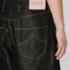Vaqueros de corte ancho con vuelta en denim japonés Vaqueros de corte ancho con vuelta en denim japonés