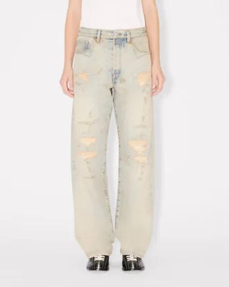 Vaqueros rectos de denim japonés