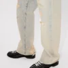 Vaqueros rectos de denim japonés Vaqueros rectos de denim japonés