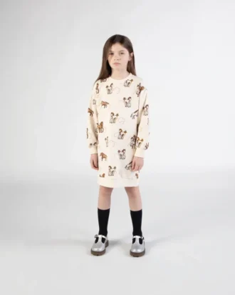 Vestido «Año Nuevo Lunar» en felpa francesa