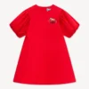 Vestido bordado «Año Nuevo Lunar» en popelín Vestido bordado «Año Nuevo Lunar» en popelín