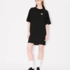 Vestido camiseta oversize bordado «Boke Flower 2.0» de algodón