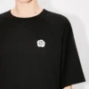 Vestido camiseta oversize bordado «Boke Flower 2.0» de algodón