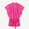 Vestido plisado oversize en seda Vestido plisado oversize en seda
